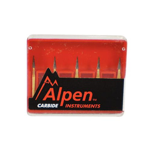 Coltene Whaledent R707611 Alpen #7611 FG Friction Grip Trimming & Finishing Flute Tapered Carbide Burs 5/Pk Coltene Whaledent R707611 Alpen #7611 FG Friction Grip Trimming & Finishing Flute Tapered Carbide Burs 5/Pk